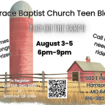 CASS COUNTY TEEN BLAST, TEEN BIBLE PREACHING, TEEN COMPETITION GAMES